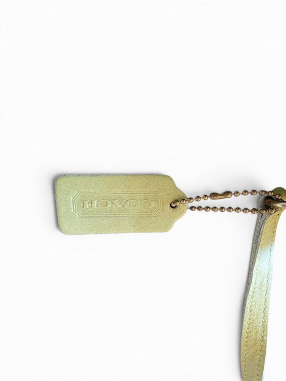 Vintage Coach 9990 Lime Pistachio Leather Small Framed Crossbody USA Rare - Picture 7 of 16